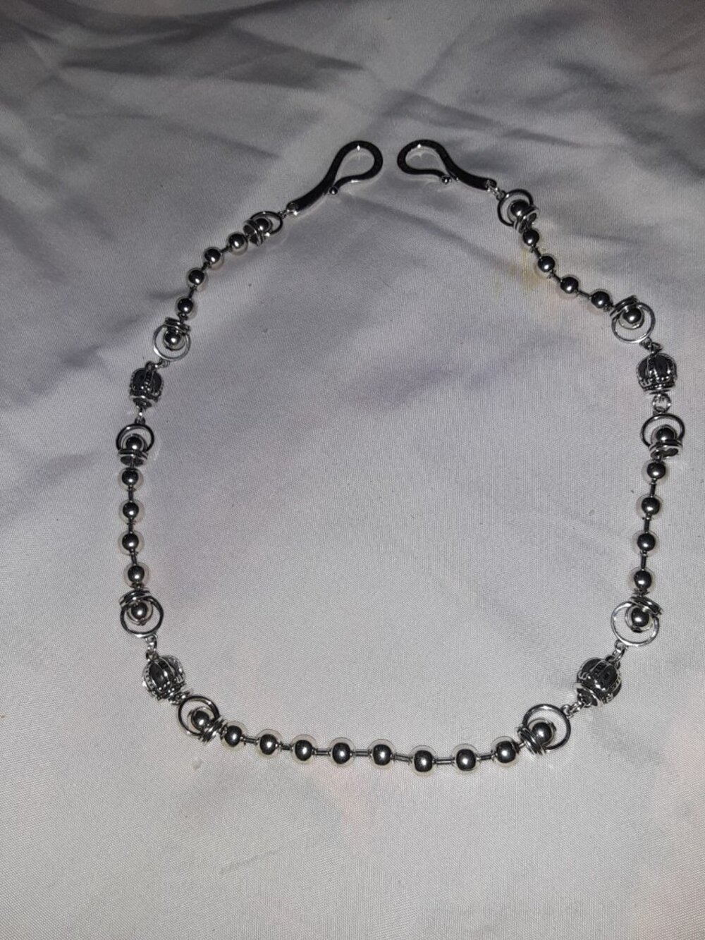 per aspera ad astra Silver necklace